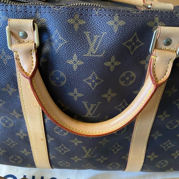 Authentic Louis Vuitton Monogram Keepall Bandouliere 60 Travel Duffle - Picture 14 of 15